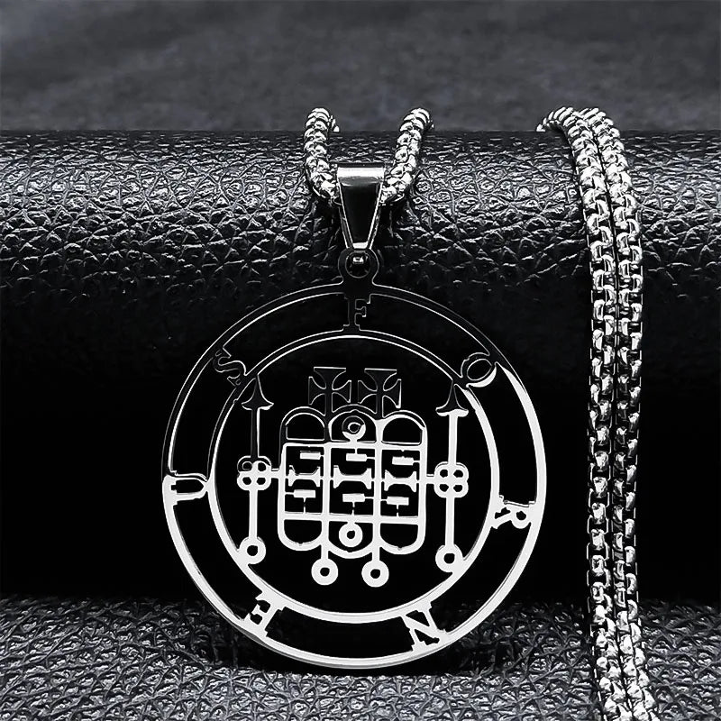 Satanic Necklace Demonic Spirit Pendant forneus