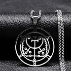 Satanic Necklace Demonic Spirit Pendant haures