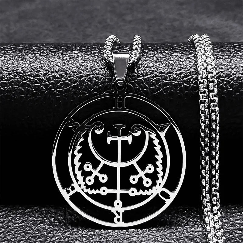 Satanic Necklace Demonic Spirit Pendant haures
