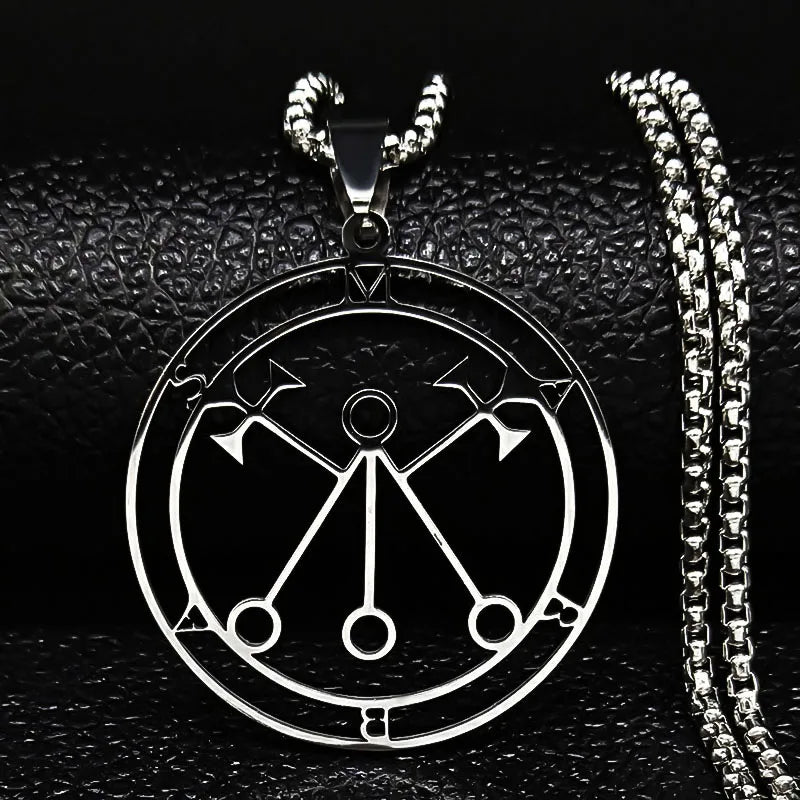 Satanic Necklace Demonic Spirit Pendant marbas