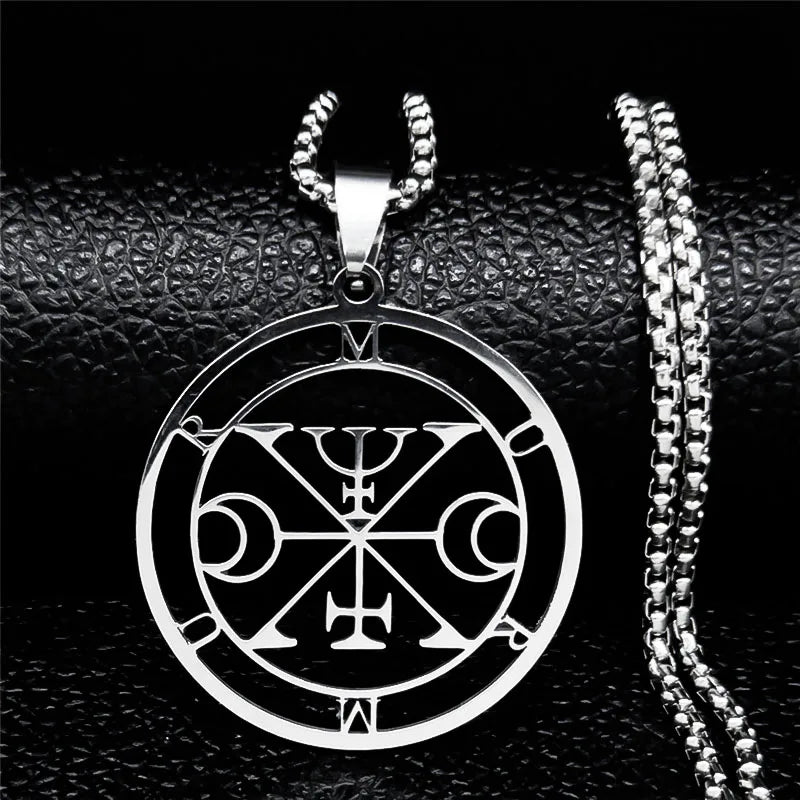 Satanic Necklace Demonic Spirit Pendant murmur