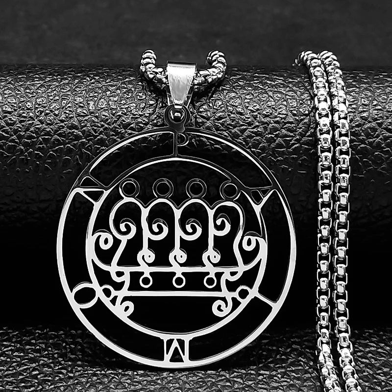 Satanic Necklace Demonic Spirit Pendant paimon