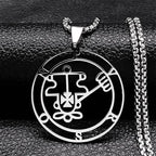 Satanic Necklace Demonic Spirit Pendant purson