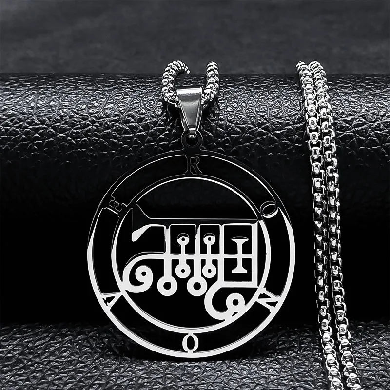 Satanic Necklace Demonic Spirit Pendant ronove