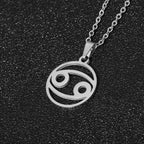Zodiac Sign Necklace - Pendant 12 Constellations