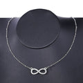 Infinity Symbol Necklace with Pendant for Women silver