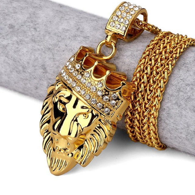 Lion Head Necklace
