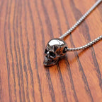 Skull Necklace Silver