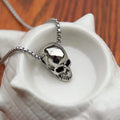 Skull Necklace Silver