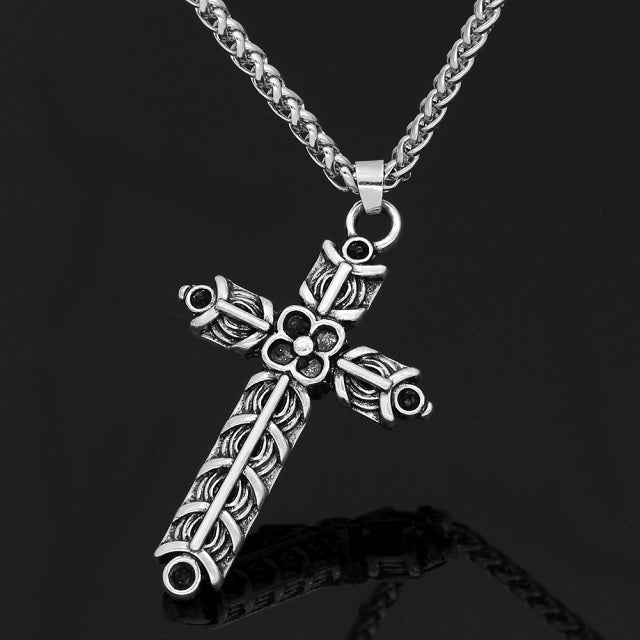 Viking Cross Necklace Ragnar Athelstan