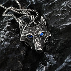 Viking Wolf Fenrir Necklace