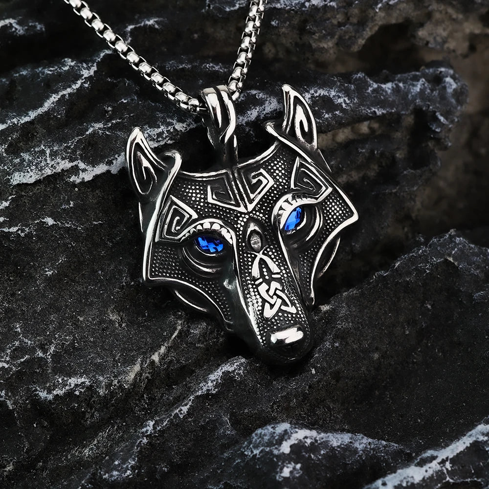 Viking Wolf Fenrir Necklace