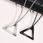 Viking Necklace with Celtic Rune Pendant for Men and Women, Nordic Black
