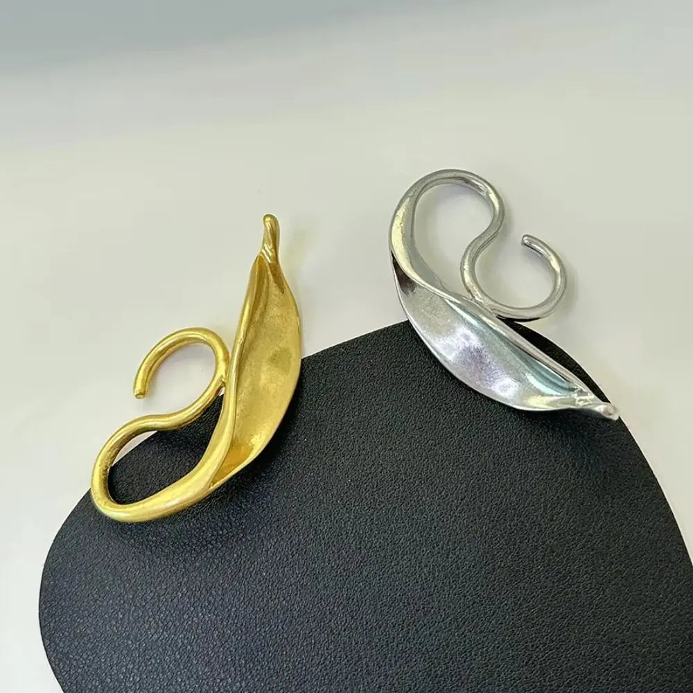 Lily Leaf Silver Ring