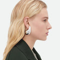 Imposing Water Drop Stud Earrings in silver