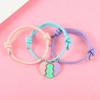 Set of 3 Rope Bracelets for a Trio of Best Friends silver