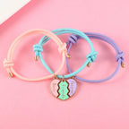 Set of 3 Rope Bracelets for a Trio of Best Friends gold