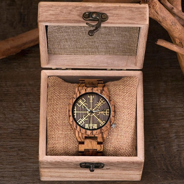 Men's Viking Wooden Watch wood