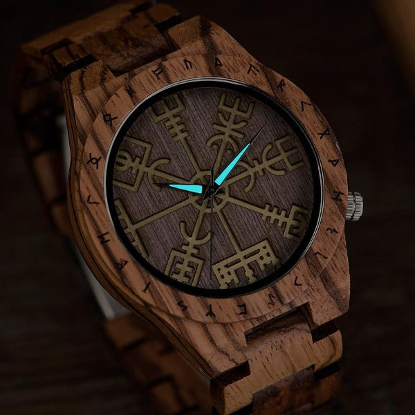 Men's Viking Wooden Watch wood