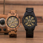 Men's Viking Wooden Watch 