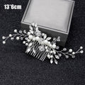 Wedding Hair Comb Silver