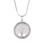Tree of Life Pendant in Silver Plated