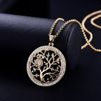 White Gold Tree of Life Pendant gold