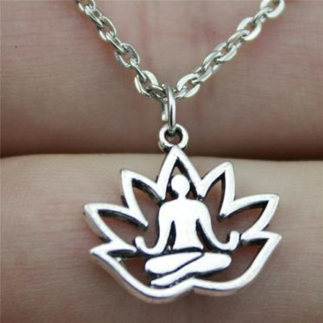 Silver Buddha Pendant