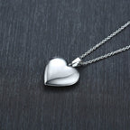 Silver Openable Heart Photo Pendant
