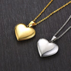 Openable Heart Photo Pendant 