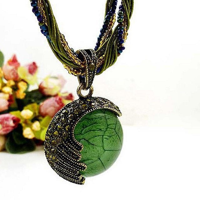 Ethnic Green Women's Pendant