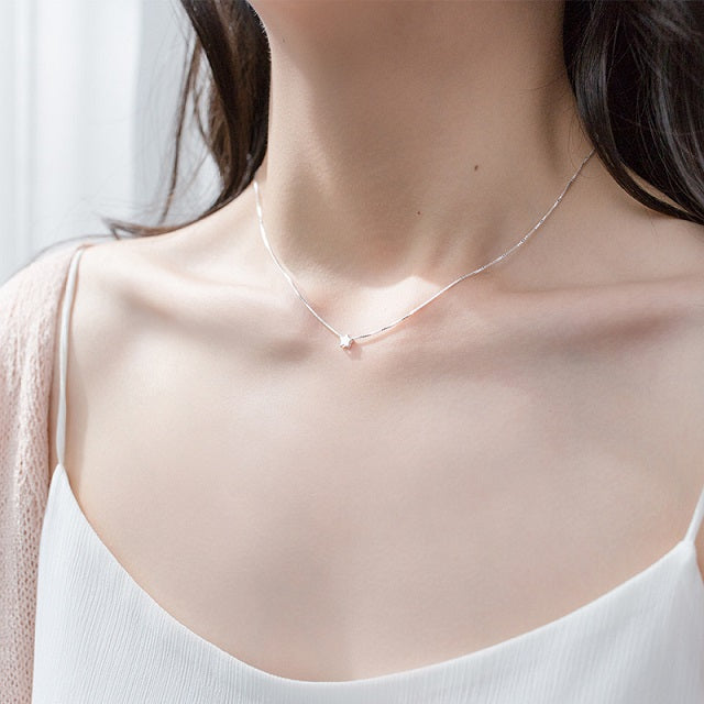 Silver Star Pendant for Women