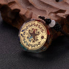 Orgonite Stone Pendant & Men’s/Women’s Necklace Protection & Meditation star