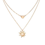 Sun Pendant in Gold
