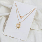 Sun Pendant in Gold