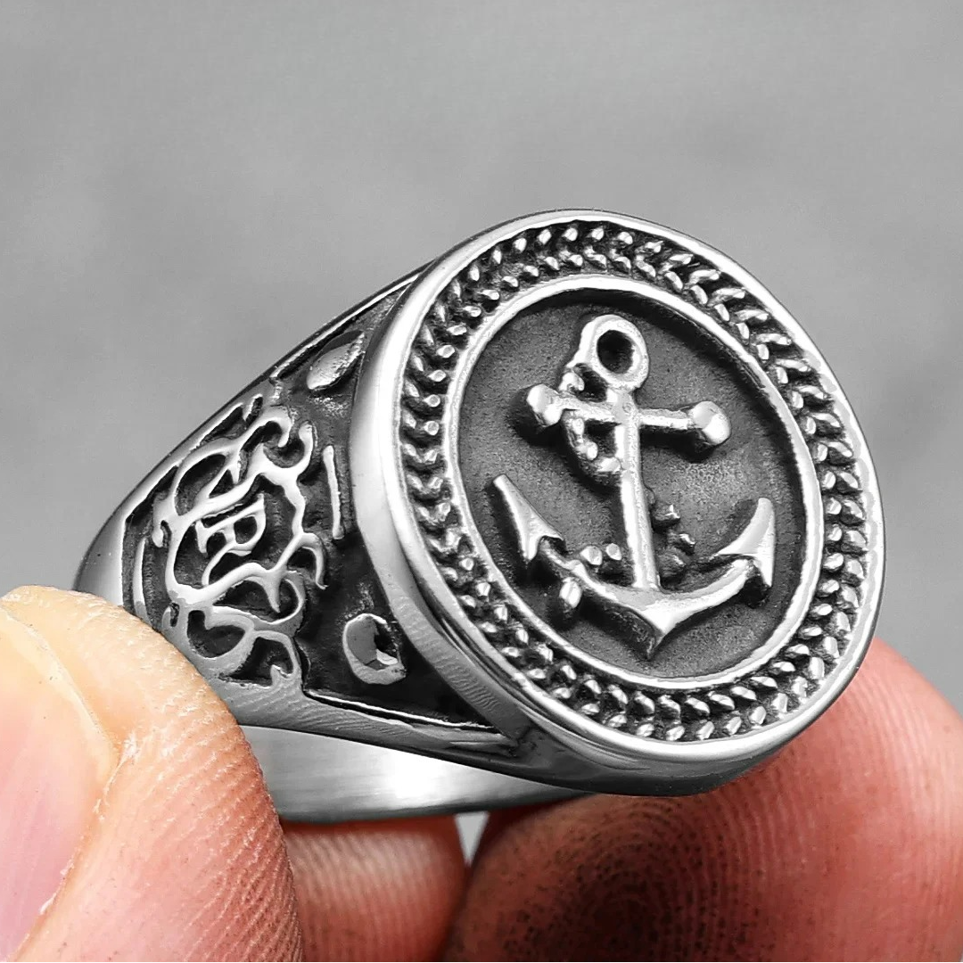 men's anchor ring