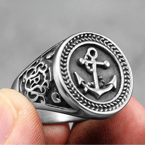 men's anchor ring