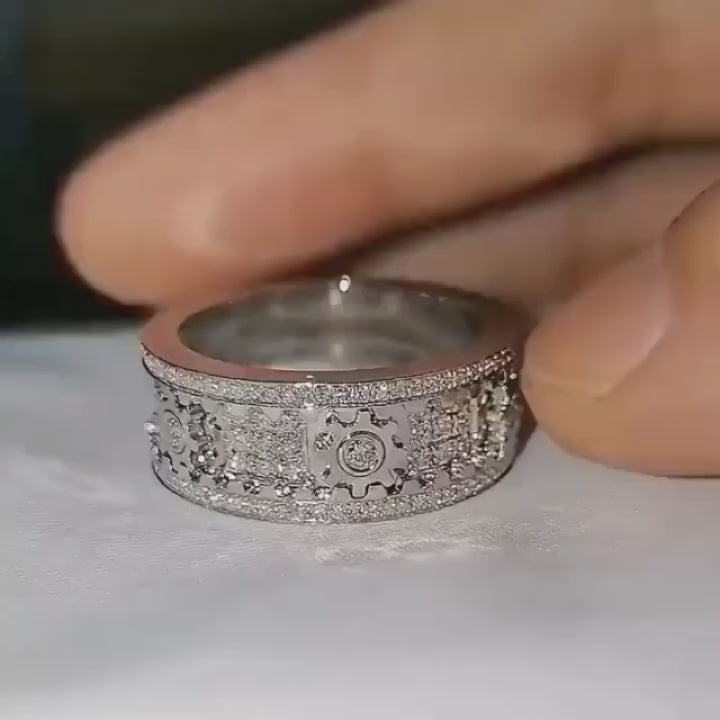 Rotating Ring "The Gears of Time" Anti-Stress
